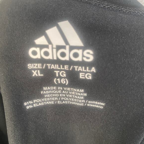 Adidas Leggings Girls Size XL Rainbow Spellout Logo Gym Athletic Sportswear‎ - Picture 11 of 14